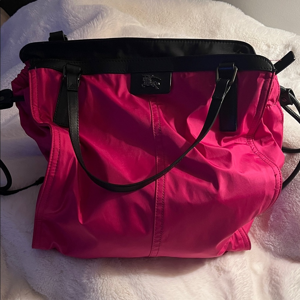 Burberry Vibrant Pink Shoulder Bag